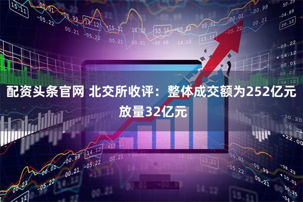 配资头条官网 北交所收评：整体成交额为252亿元 放量32亿元